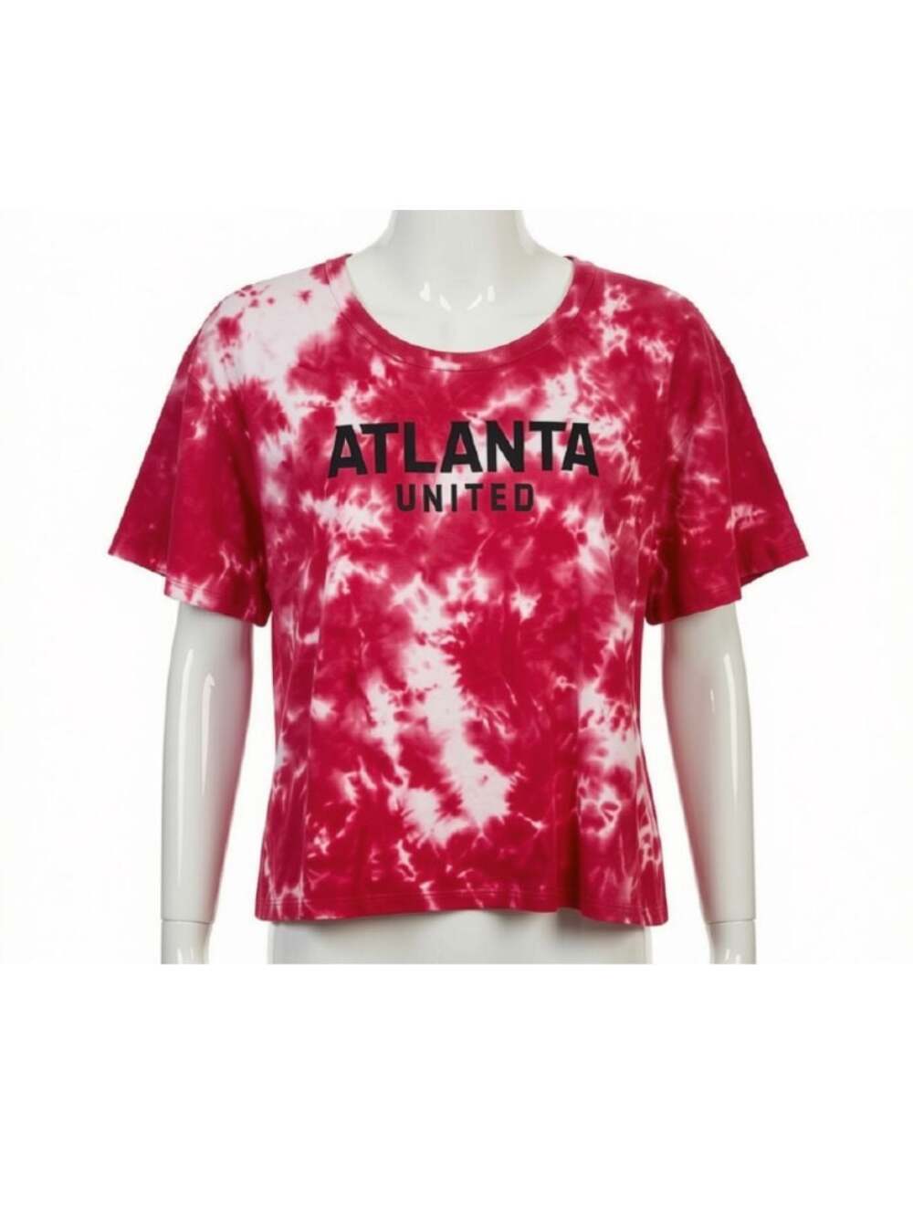 Atlanta United FC ZooZatz Tie Dye T Shirt Womens Large Red White MLS NWT